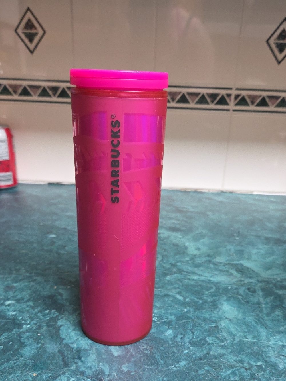 Starbucks Bright Pink Travel Tumbler
